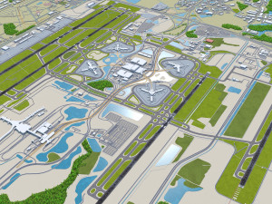 Orlando Airport 15km 3D 模型