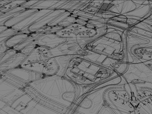 Orlando Airport 15km 3D Model