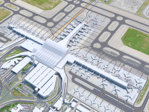 Oslo Gardermoen Airport 15km 3D Модель