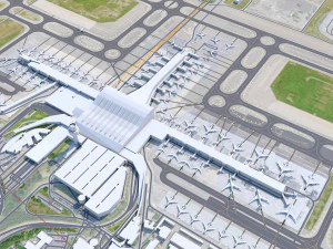 Oslo Gardermoen Airport 15km 3D Model
