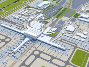 Oslo Gardermoen Airport 15km 3D Model
