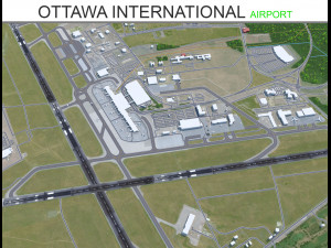 Ottawa International Airport 10km Modelo 3D