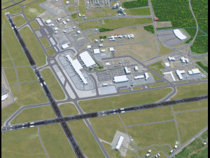 Ottawa International Airport 10km 3D Model