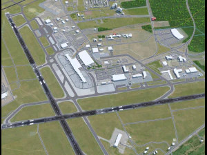Ottawa International Airport 10km 3D Model