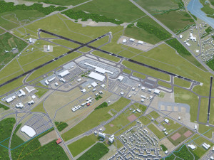 Ottawa International Airport 10km 3D Model