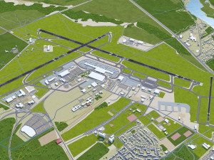 Ottawa International Airport 10km 3D Model