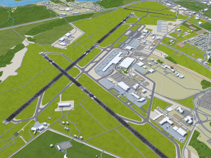 Ottawa International Airport 10km 3D Model