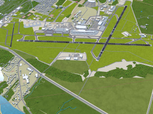 Ottawa International Airport 10km 3D Model