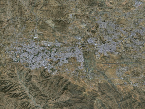 Abha city Saudi Arabia 50km 3D Model