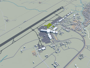 Abuja city Nigeria 40km 3D Model