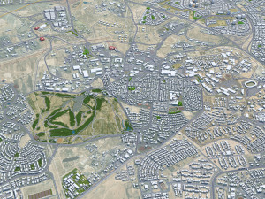 Al Khobar city Saudi Arabia 50km 3D Model