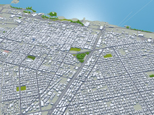 Al Khobar city Saudi Arabia 50km 3D Model