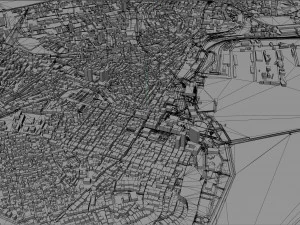 Bandirma City Turkey 20km 3D Model