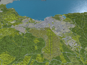 Bandirma City Turkey 20km 3D 모델