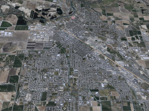 Caldwell City Idaho USA 20km 3D-Modell