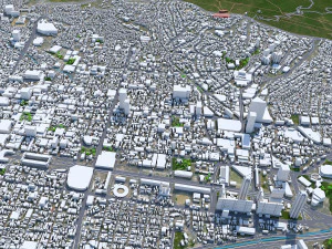 Caracas City Venezuela 40km 3D Model