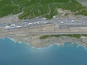 Caracas City Venezuela 40km 3D Model
