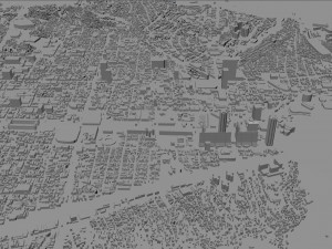 Caracas City Venezuela 40km 3D Model