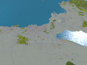 Chania city Greece 30km 3D Model