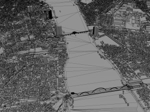 Da Nang city Vietnam 60km 3D Model