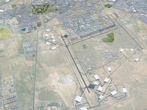 Dhahran Saudi Arabia 50km 3D Model
