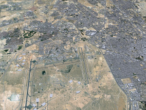 Dhahran Saudi Arabia 50km 3D Model
