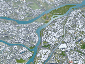 Dongguan Guangdong Province China 50km Model 3D