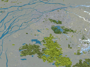 Dongguan Guangdong Province China 50km Model 3D