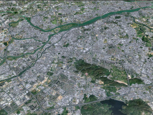 Dongguan Guangdong Province China 50km Model 3D