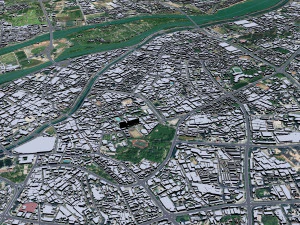 Dongguan Guangdong Province China 50km 3D Model