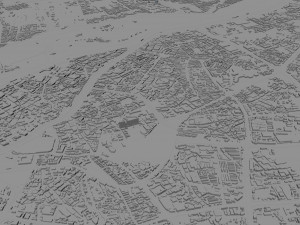 Dongguan Guangdong Province China 50km Model 3D