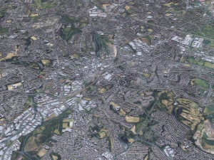 Dudley Reino Unido 30km Modelo 3D