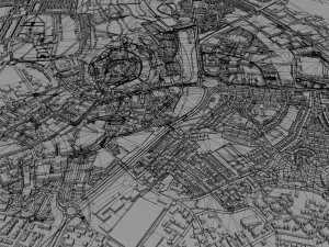Dudley Reino Unido 30km Modelo 3D