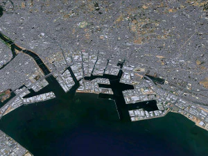Funabashi city Chiba Japan 30km 3D Model