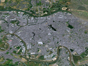 Haiphong city Vietnam 30km Modello 3D