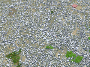 Hebron city West Bank 30km 3D Model