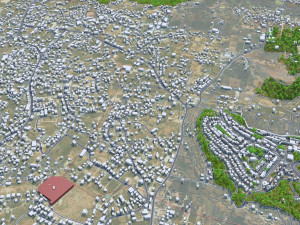 Hebron city West Bank 30km 3D Модель