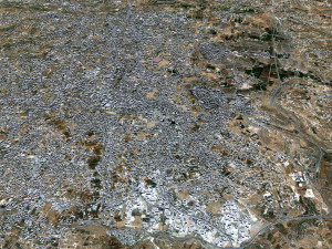 Hebron city West Bank 30km 3D Модель