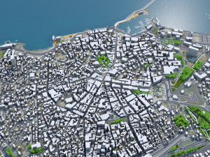 Heraklion city Greece 30km Model 3D
