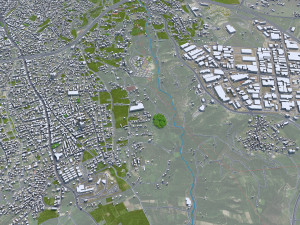 Heraklion city Greece 30km Model 3D
