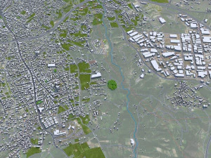 हेराक्लिओन शहर ग्रीस 30 कि.मी 3D मॉडल