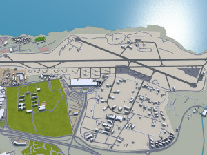 Heraklion city Greece 30km Model 3D