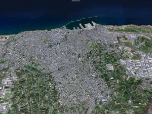 हेराक्लिओन शहर ग्रीस 30 कि.मी 3D मॉडल