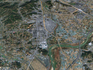 Kota Jochiwon Yeongi Korea Selatan 20km Model 3D