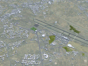 Khamis Mushait city Saudi Arabia 50km 3D Model