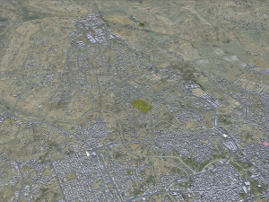 Khamis Mushait city Saudi Arabia 50km 3D Model