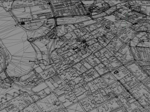 Launceston Tasmania city Australia 30km 3D Model