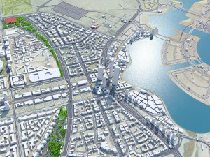 Kota Lusail Qatar 20km Model 3D