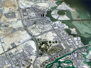 Lusail city Qatar 20km Model 3D