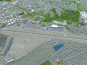 Lviv city Ukraine 50km 3D Model